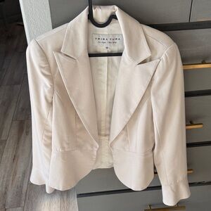 Trina Turk Women's Elegant Cream Blazer